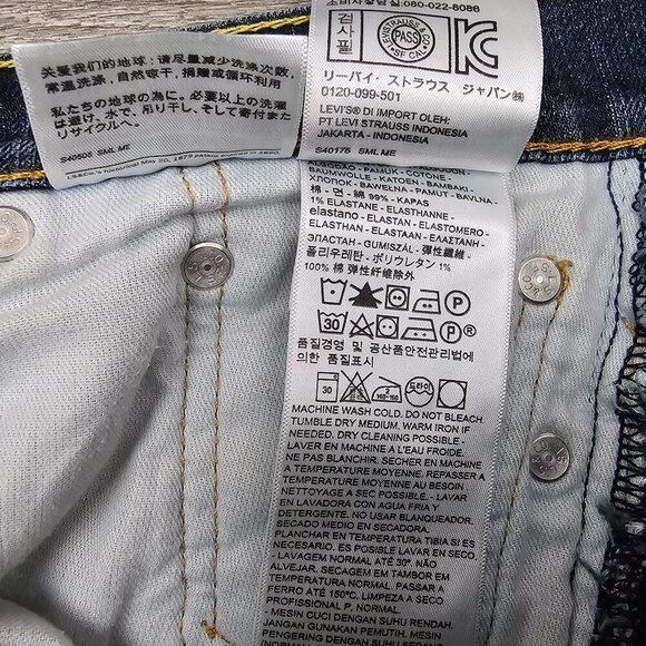 Levi's Straight Fit Men's Rare Registered Red Tag Denim Jeans 30X30 - Picture 9 of 11